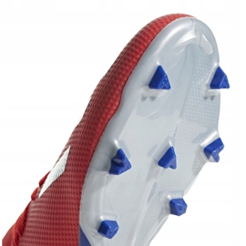 Botas de fútbol adidas X 18.3 Fg M BB9367 multicolor rojo 5