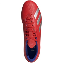 Botas de fútbol adidas X 18.4 Fg M BB9376 multicolor rojo 1 Botas de fútbol adidas X 18.4 Fg M BB9376 multicolor rojo 1
