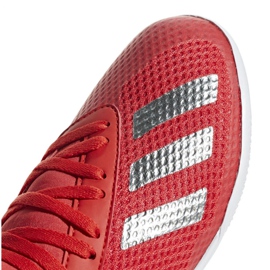 Zapatos de interior adidas X 18.3 In Jr BB9396 multicolor rojo 3