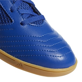 Zapatos de interior adidas Predator 19.4 En Sala Jr CM8551 azul azul 4