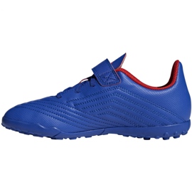 Botas de fútbol adidas Predator 19.4 Tf Jr CM8559 azul azul 1