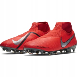 Zapatillas de fútbol Nike Phantom Vsn Elite Df Fg M AO3262-600 rojo rojo 3