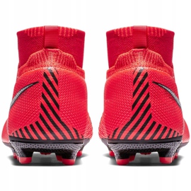 Zapatillas de fútbol Nike Phantom Vsn Elite Df Mg Jr AO3289-600 multicolor rojo 4