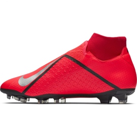 Zapatillas de fútbol Nike Phantom Vsn Pro Df Fg M AO3266-600 multicolor rojo 2