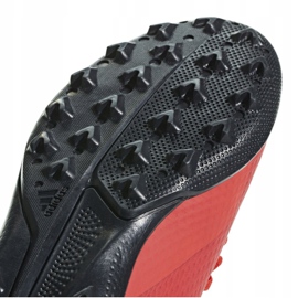 Botas de fútbol adidas X 18.3 Tf Jr BB9403 multicolor rojo 6