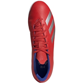 Zapatos de interior adidas X 18.4 In M BB9406 multicolor rojo 1