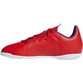 Zapatos de interior adidas X 18.4 In Jr BB9410 multicolor rojo 2