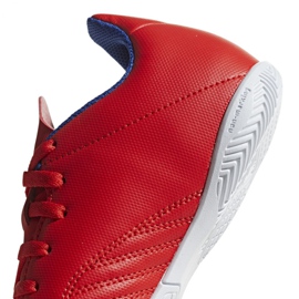 Zapatos de interior adidas X 18.4 In Jr BB9410 multicolor rojo 4