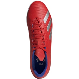 Botas de fútbol adidas X 18.4 Tf M BB9413 multicolor rojo 1