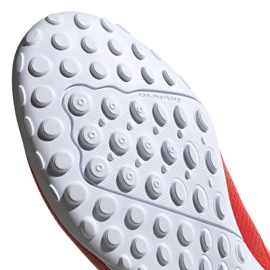 Botas de fútbol adidas X 18.4 Tf M BB9413 multicolor rojo 5