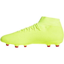 Botas de fútbol adidas Nemeziz 18.3 Fg M BB9438 multicolor amarillo 2