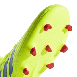 Botas de fútbol adidas Nemeziz 18.3 Fg M BB9438 multicolor amarillo 5
