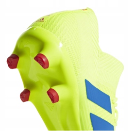 Botas de fútbol adidas Nemeziz 18.3 Fg M BB9438 multicolor amarillo 6