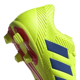 Botas de fútbol adidas Nemeziz 18.4 FxG M BB9440 amarillo amarillo 4