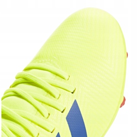 Las botas de fútbol adidas Nemeziz 18.3 Fg Jr CM8505 amarillo amarillo 4
