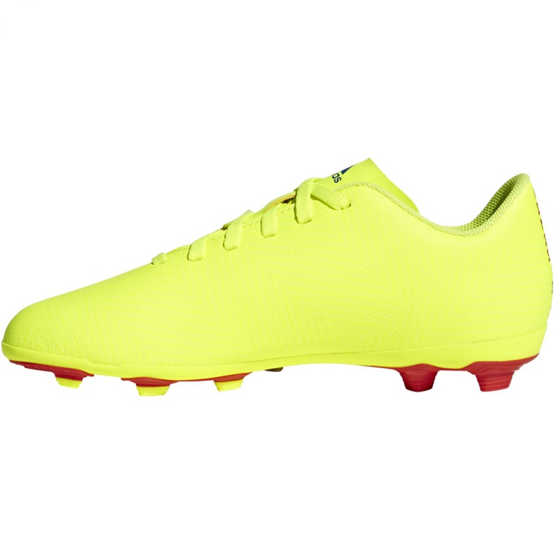 Botas de fútbol adidas Nemeziz 18.4 FxG Jr CM8509 multicolor amarillo 2