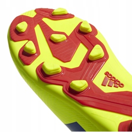 Botas de fútbol adidas Nemeziz 18.4 FxG Jr CM8509 multicolor amarillo 4