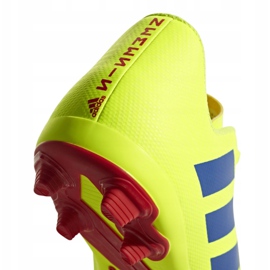 Botas de fútbol adidas Nemeziz 18.4 FxG Jr CM8509 multicolor amarillo 6