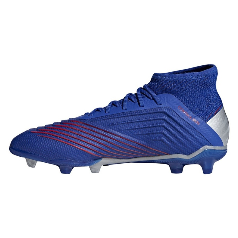 Botas de fútbol adidas Predator 19.1 Fg Jr CM8530 azul azul 1
