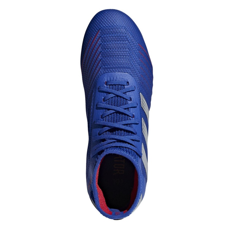 Botas de fútbol adidas Predator 19.1 Fg Jr CM8530 azul azul 2