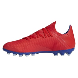 Botas de fútbol adidas X 18.3 Ag M BC0299 multicolor rojo 1 Botas de fútbol adidas X 18.3 Ag M BC0299 multicolor rojo 1