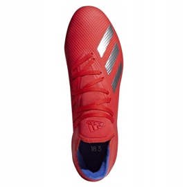 Botas de fútbol adidas X 18.3 Ag M BC0299 multicolor rojo 2 Botas de fútbol adidas X 18.3 Ag M BC0299 multicolor rojo 2