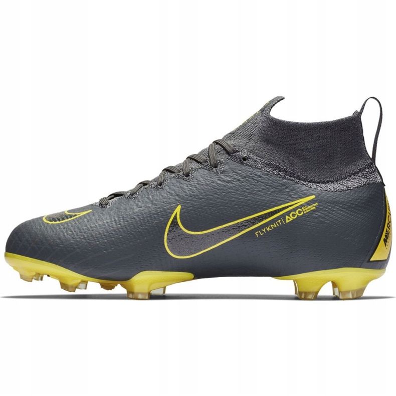 Zapatillas de fútbol Nike Mercurial Superfly 6 Elite Fg Jr AH7340-070 negro gris 2 Zapatillas de fútbol Nike Mercurial Superfly 6 Elite Fg Jr AH7340-070 negro gris 2