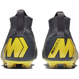 Zapatillas de fútbol Nike Mercurial Superfly 6 Elite Fg Jr AH7340-070 negro gris 4