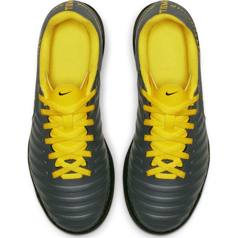 Zapatillas de fútbol Nike Tiempo Legend 7 Club Tf Jr AH7261-070 negro gris 2