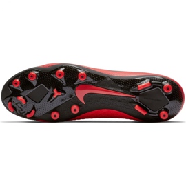 Zapatillas de fútbol Nike Phantom Vsn Academy Df FG / MG M AO3258-600 rojo rojo 6