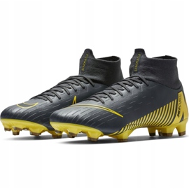Zapatillas de fútbol Nike Mercurial Superfly 6 Pro Fg M AH7368-070 negro gris 5