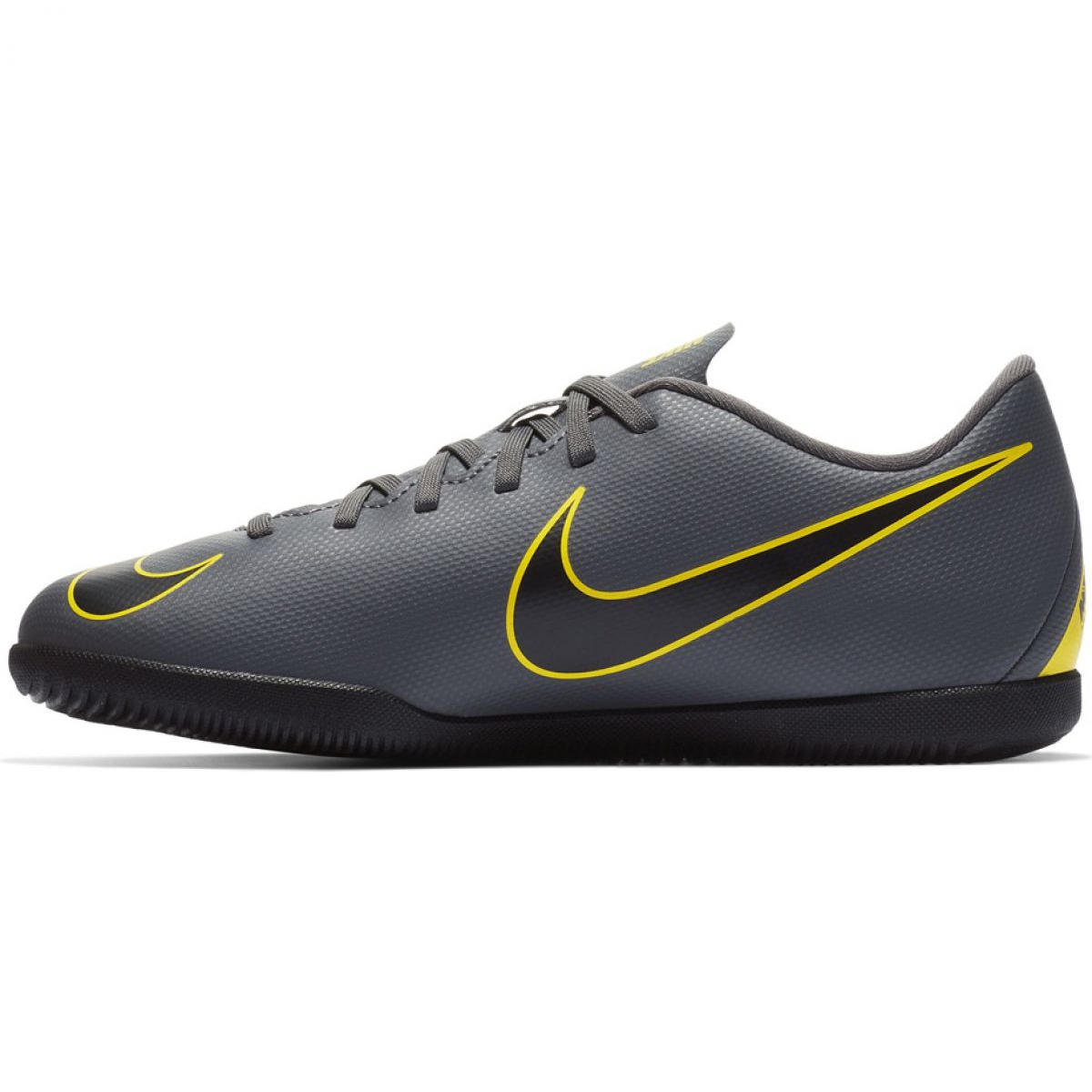 Zapatos de interior Nike Mercurial Vapor X 12 Club Ic Jr AH7354 070 gris gris plata Zapatos de interior Nike Mercurial Vapor X 12 Club Ic Jr AH7354 070 gris gris plata