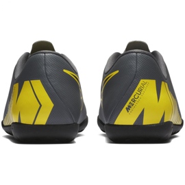 Zapatillas de fútbol Nike Mercurial Vapor X 12 Club Tf Jr AH7355-070 gris negro 5