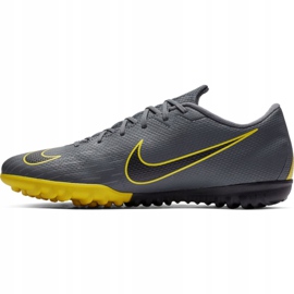 Zapatillas de fútbol Nike Mercurial Vapor X 12 Academy Tf M AH7384-070 negro gris 1