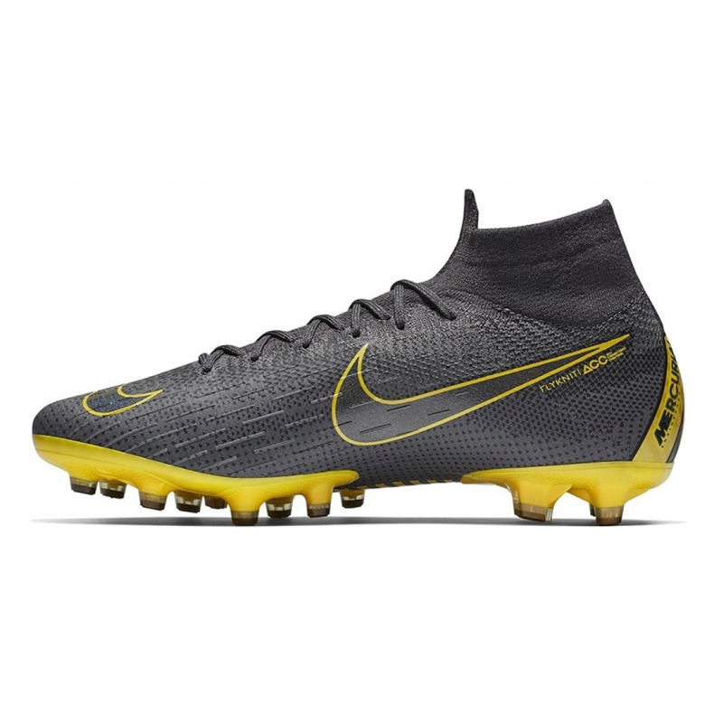 Zapatillas de fútbol Nike Mercurial Superfly 6 Elite Ag Pro M AH7377-070 negro gris 1 Zapatillas de fútbol Nike Mercurial Superfly 6 Elite Ag Pro M AH7377-070 negro gris 1