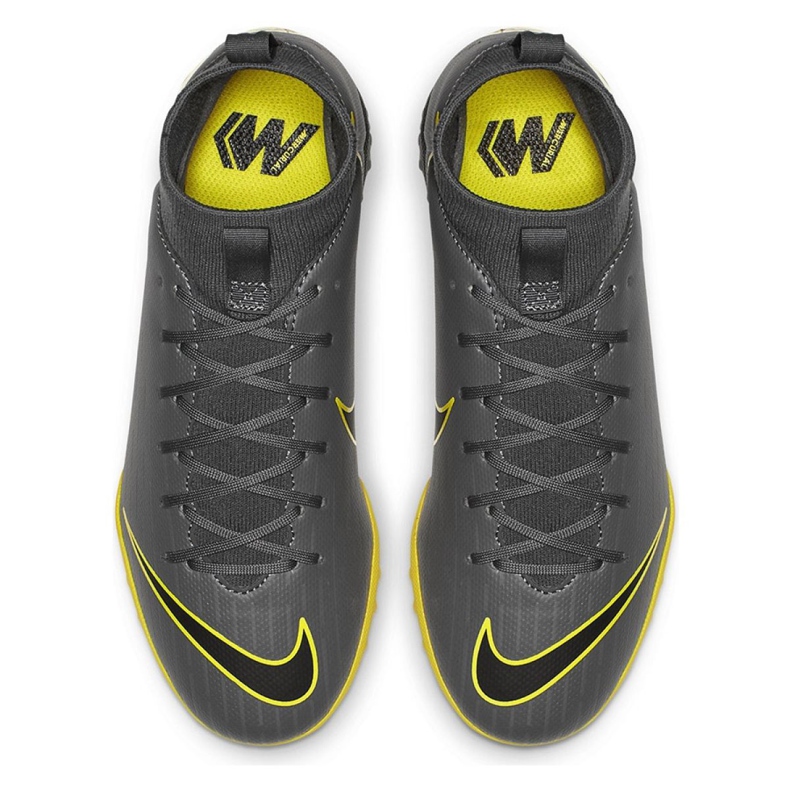 Zapatillas de fútbol Nike Mercurial SuperflyX 6 Academy Gs Tf Jr AH7344-070 multicolor gris 2