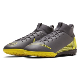 Zapatillas de fútbol Nike Mercurial SuperflyX 6 Academy Gs Tf Jr AH7344-070 multicolor gris 3