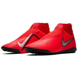 Calzado de fútbol Nike React Phantom Vsn Pro Df Tf M AO3277-600 rojo rojo 3