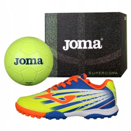 Botas de fútbol Joma Super Copa Jr Tf SCJS.911.TF + Balón libre multicolor 1