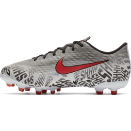 Zapatos de fútbol Nike Mercurial Vapor 12 Academy Neymar FG / MG Jr AO2896-170 blanco blanco 2