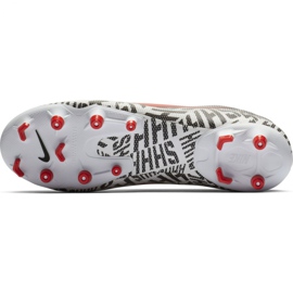 Calzado de fútbol Nike Mercurial Vapor 12 Academy Neymar FG / MG M AO3131-170 blanco blanco 5