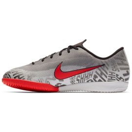 Zapatos de interior Nike Mercurial Vapor 12 Academy Neymar Ic Jr AO9474-170 gris gris 1