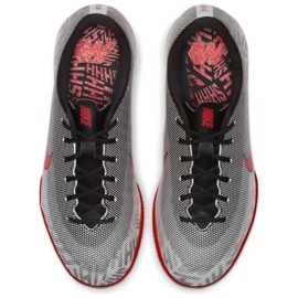 Zapatos de interior Nike Mercurial Vapor 12 Academy Neymar Ic Jr AO9474-170 gris gris 2