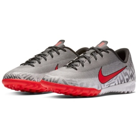 Calzado de fútbol Nike Mercurial Vapor 12 Academy Neymar Tf Jr AO9476-170 gris gris 3