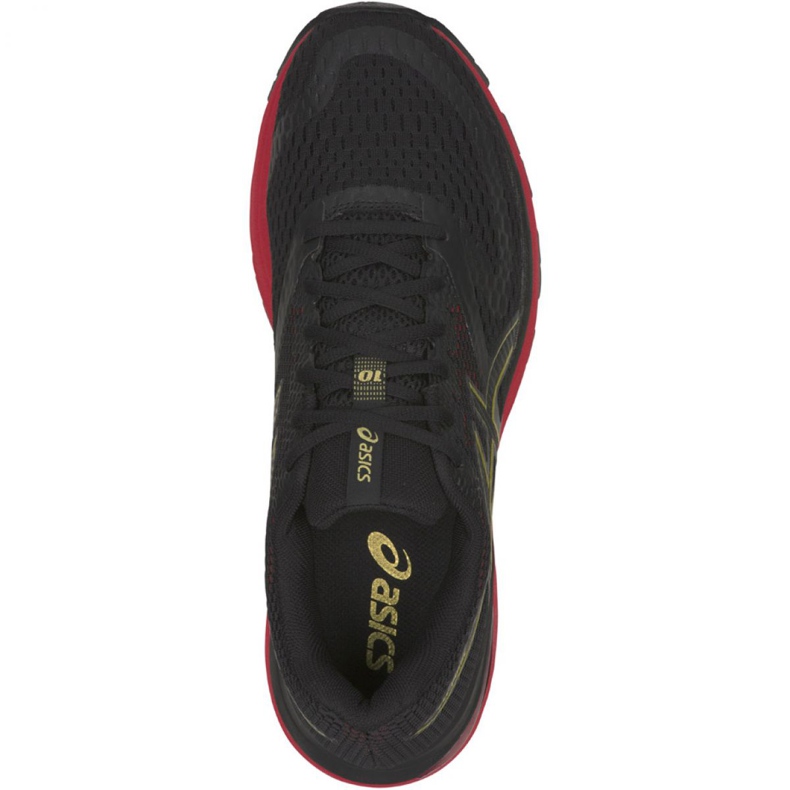 Zapatillas de running Asics Gel-Pulse 10 M 1011A604-001 negro rojo amarillo 1