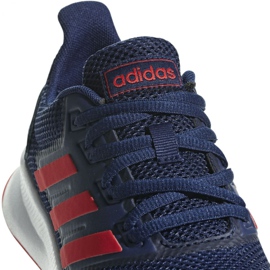 Zapatillas de running adidas Falcon K Jr F36543 azul marino 3