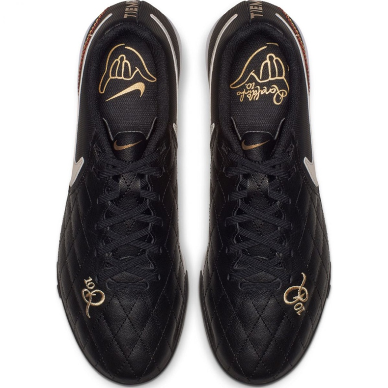 Zapatillas de fútbol Nike Tiempo Legend X 7 Academy 10R Tf M AQ2218-027 negro negro 2