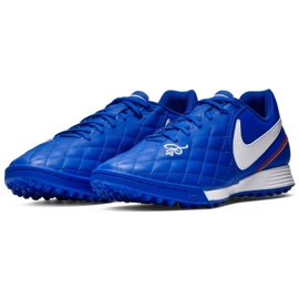 Zapatillas de fútbol Nike Tiempo Legend 7 Academy 10R Tf M AQ2218-410 azul azul 10