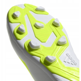 Botas de fútbol adidas X 18.4 FxG Jr BB9380 multicolor blanco 3