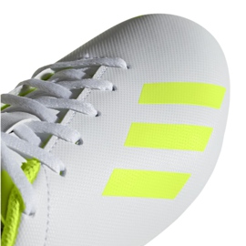Botas de fútbol adidas X 18.4 FxG Jr BB9380 multicolor blanco 4